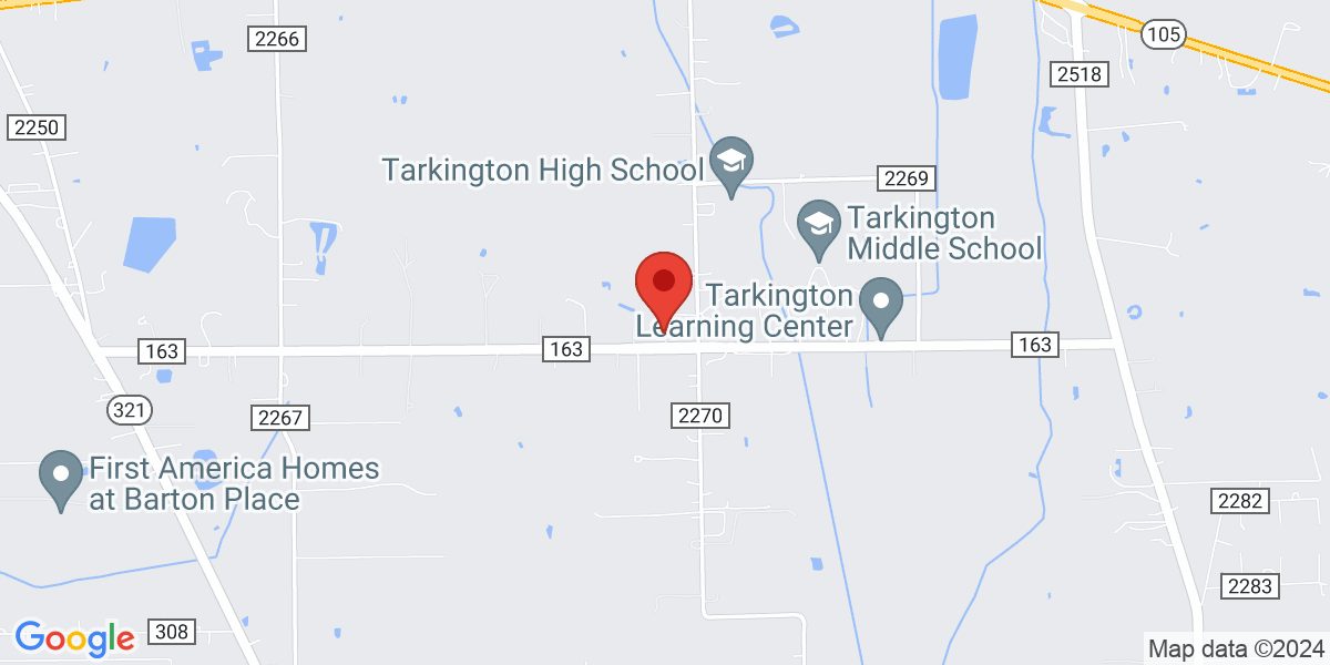 Map of Tarkington Community Library